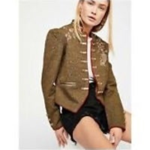 Free People Lauren Band Jacket NWT'S Size Small - Picture 5 of 8